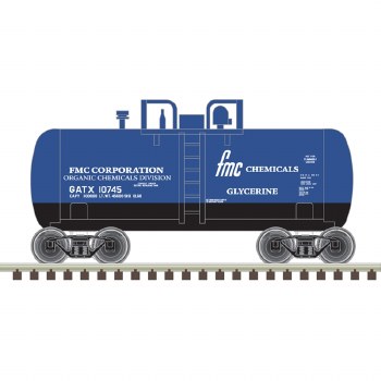 N BEER CAN TANK CAR FMC CHEMIC