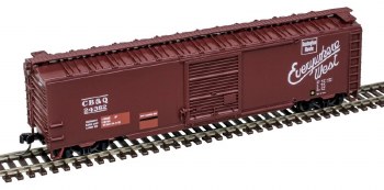 CB&Q N TRAINMAN 50' SINGLE DOO