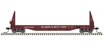 50' SIECO PULPWOOD FLAT CAR AW