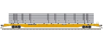 F89J FLAT CAR PTTX YELLOW W/CO