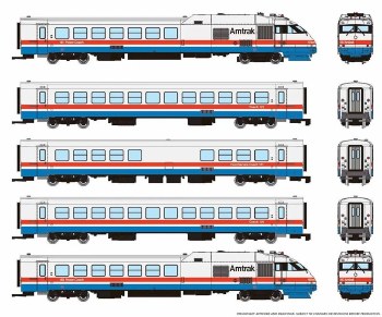 AMT TURBOLINER - 5 CAR SET