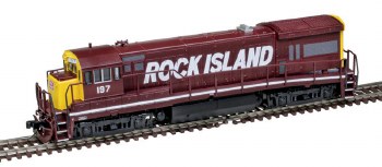 N U33B ROCK ISLAND LOCOMOTIVE