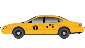 N 1996 FORD TAURUS CITY TAXI