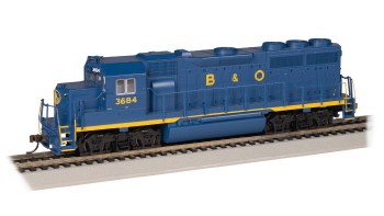 B&O GP40 #3684 - DCC & SOUND