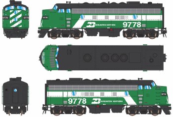 BN F7A #9790 - DCC & SOUND