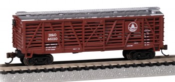 B&O 40' WOOD STOCK CAR #46110