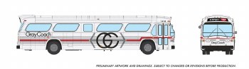 HO RAPIDO GRAY COACH BUS