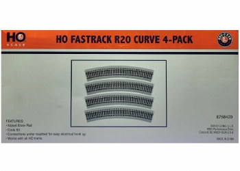 HO FASTRACK R20 CURVE 4PACK