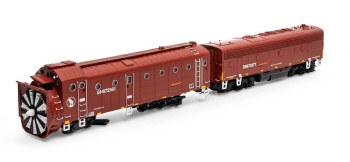 BNSF ROTARY SNOWPLOW &F7B