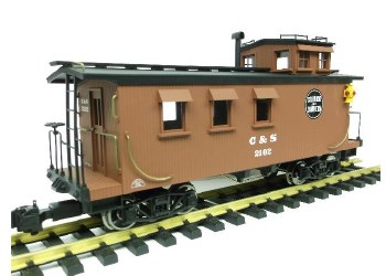 C&S WOOD CABOOSE