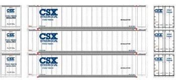 N CSX TRAILERS - 3 PACK