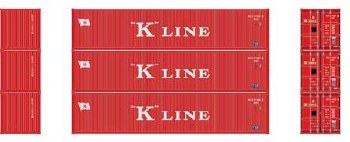 N K LINE 40' CONTAINERS- 3 PK