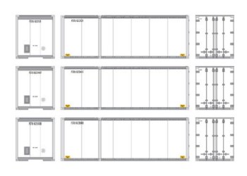 N FASTRAC 28' CONTAINERS- 3 PK