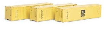 N MSC 40' CONTAINERS - 3 PK
