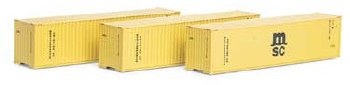 N MSC 40' CONTAINERS - 3 PK