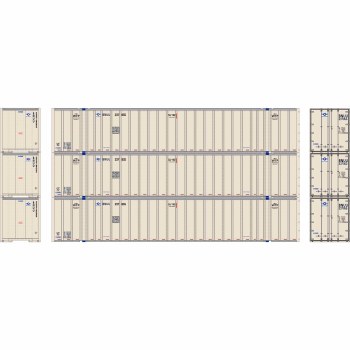 N USA 53' CONTAINER - 3 PACK