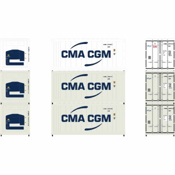 N CMA CGM 20' CONTAINER-3 PACK