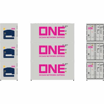 N ONE 20' CONTAINER - 3 PACK