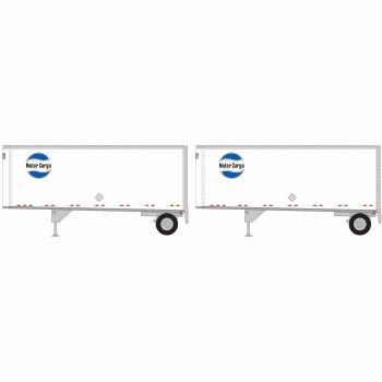 MC 28' WEDGE TRAILERS W/DOLLY