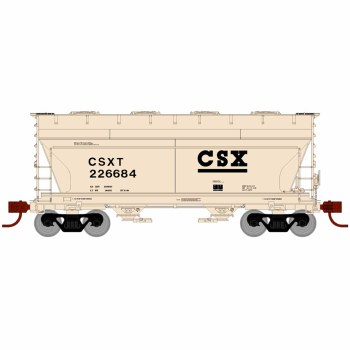 N CSX 2-BAY HOPPER #226684