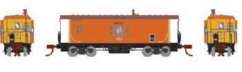 N MLW BW CABOOSE #992217