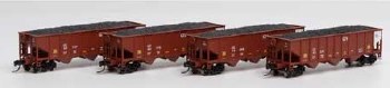 CN 3-BAY 40' HOPPERS - 4 PACK