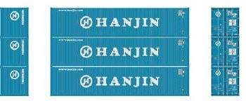 HANJIN 40' LOW-CUBE CONTAINERS