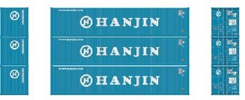 HANJIN 40' LOW-CUBE CONTAINERS