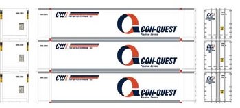 CON-QUEST 48' CONTAINER-3 PACK