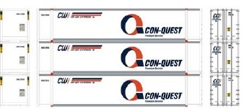 CON-QUEST 48' CONTAINER-3 PACK