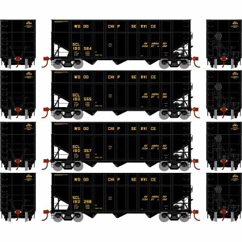 SCL 40' WOODCHIP HOPPER-4 PACK