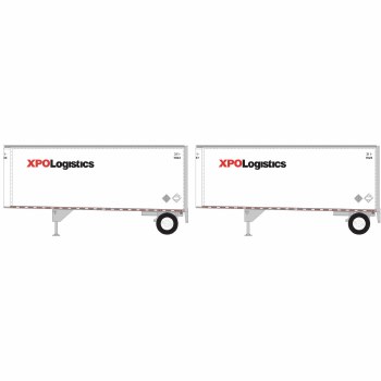 XPO 28' WEDGE TRAILERS W/DOLLY