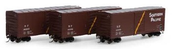 SP 40' BOXCARS - 3 PACK