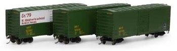 MKT 40' BOXCAR - 3 PACK