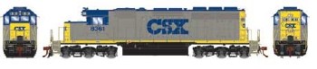 CSX SD40 #8361 - DCC READY