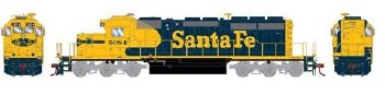 ATSF SD40-2 #5084 - DCC READY