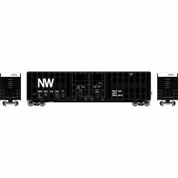 N&W 60' DD BOXCAR #604529