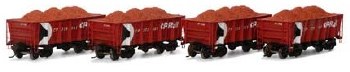 CPR 26' ORE CARS - 4 PACK