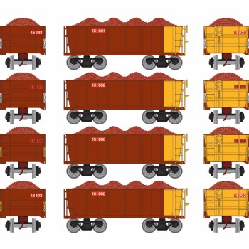 RTG 26' ORE CARS - 4 PACK