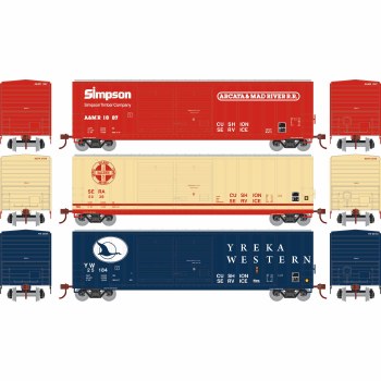 NCS 50' DD BOXCARS - 3 PACK