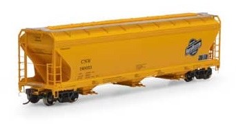 C&NW 3-BAY COVR HOPPER#180053