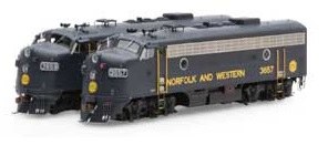 N&W F7A/F7A SET - DCC & SOUND