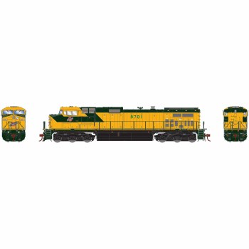 CNW DASH9-44CW #8701-DCC&SOUND