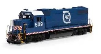 FEC GP38-2 #509 - DCC & SOUND