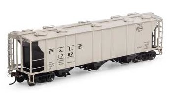 P&LE COVERED HOPPER #1782