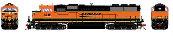 BNSF SD60M #1416 DC