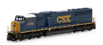 CSX SD60M #8768 - DCC & SOUND