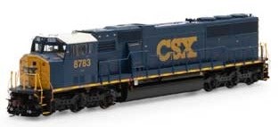 CSX SD60M #8783 - DCC & SOUND