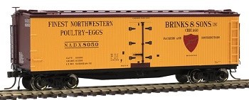 BRINK'S 40' WOOD REEFER #8052