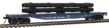 GTW 52'-6" FLATCAR W/ PIPES B